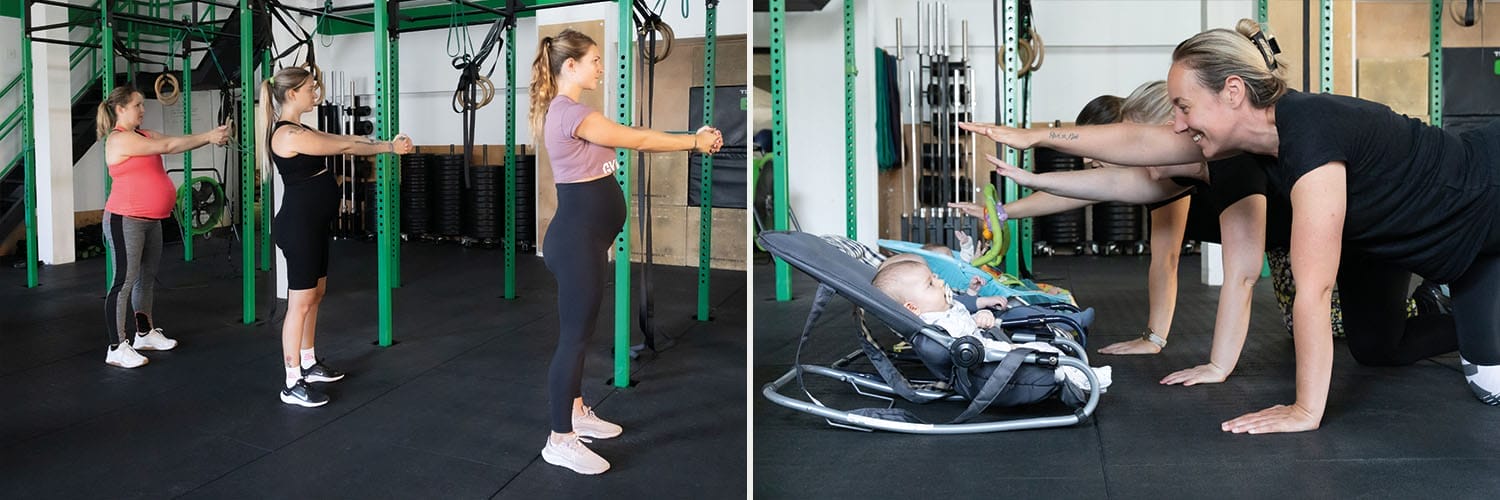 powermama barbells and babies