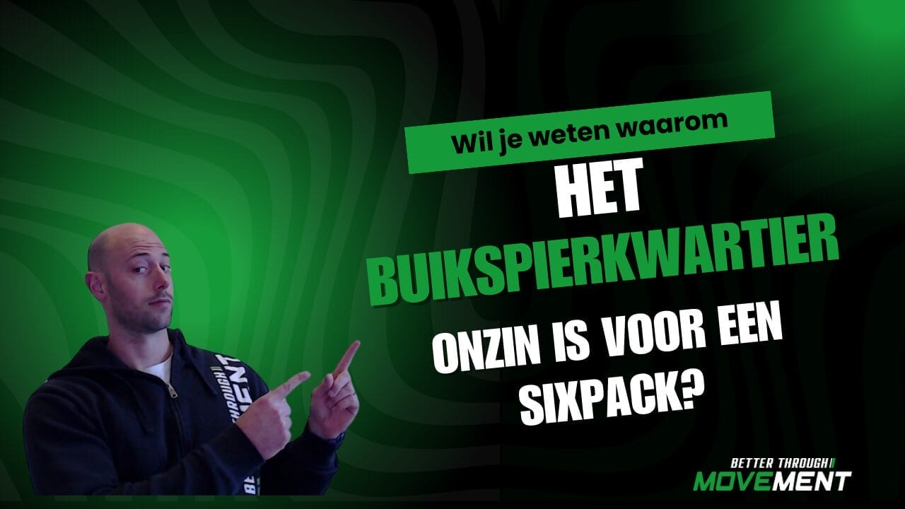 Thumbnail podcast waarom buikspierkwartier onzin is voor een six-pack voor CrossFit sportschool Zevenbergen