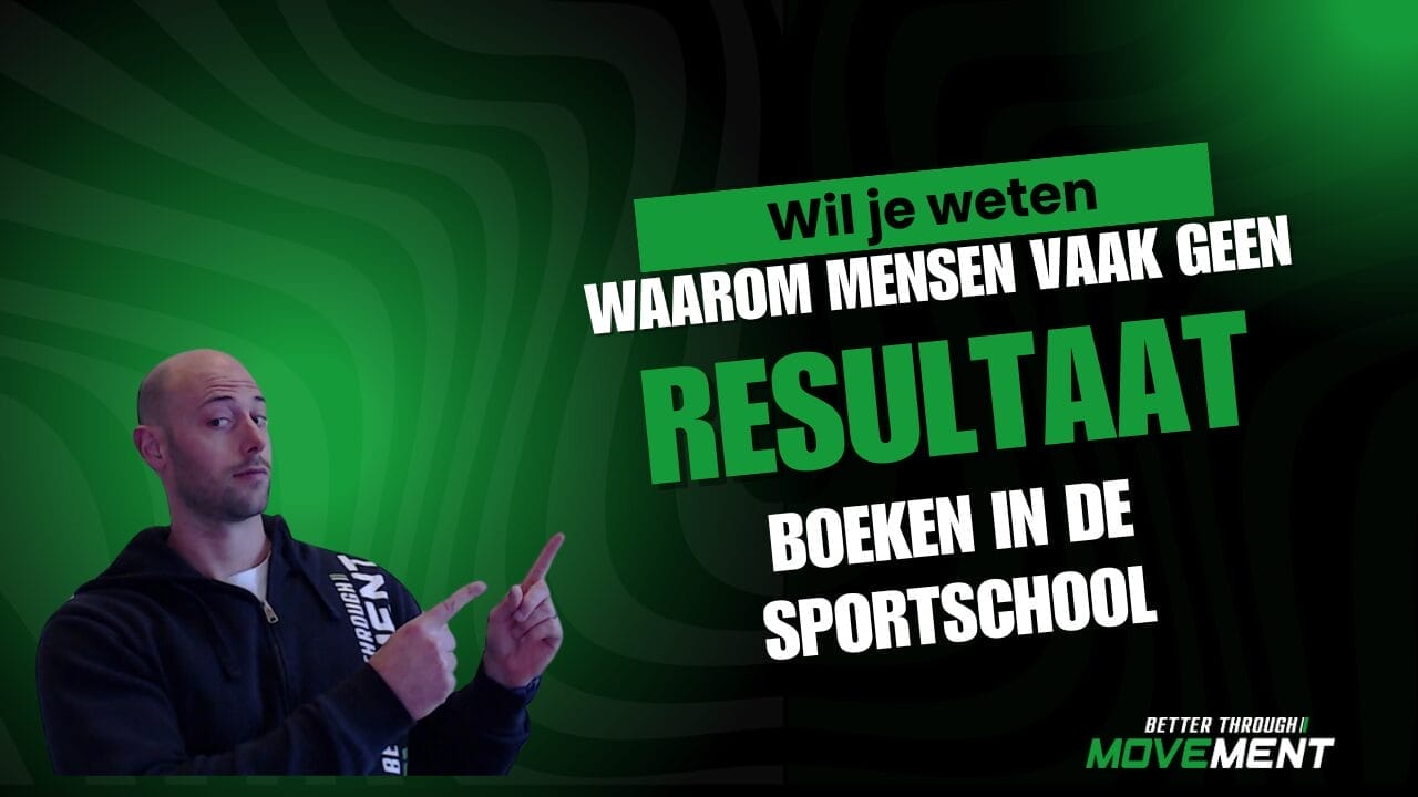 Thumbnail blog waarom jij nog steeds geen resultaat boekt in de sportschool van CrossFit sportschool Zevenbergen